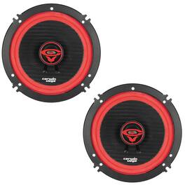 Cerwin Vega - Cerwin-Vega V65 - 6.5" Coaxial Speakers 120Wrms/360Wmax - Black/Gray