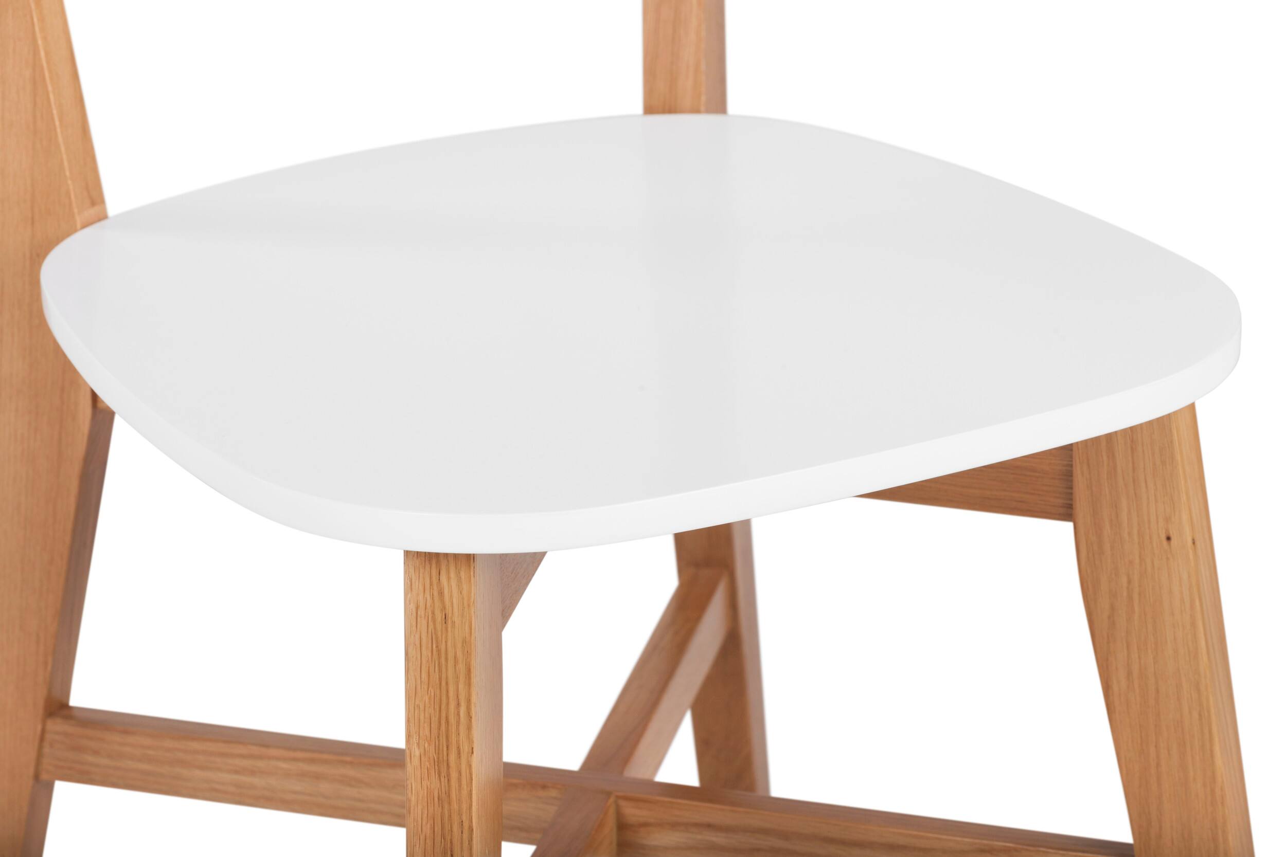 Alt View 14. Universal Expert - Abacus Modern Wood Chair - Oak and White.