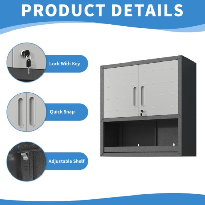 PRODUCT DETAILS

- Lock With Key
- Quick Snap
- Adjustable Shelf