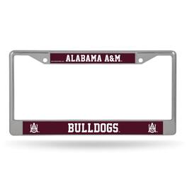 Rico Industries - Alabama A&M Bulldogs Chrome Metal License Plate Frame - Multi