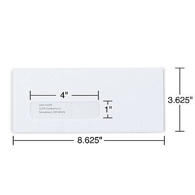 4" John Smith 1234 Cranberry Ln Sometown, OH 54322 1" 3.625" 8.625"