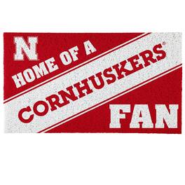 Evergreen Enterprises - Nebraska Huskers 16" x 28" Coir Logo Doormat - Multicolor