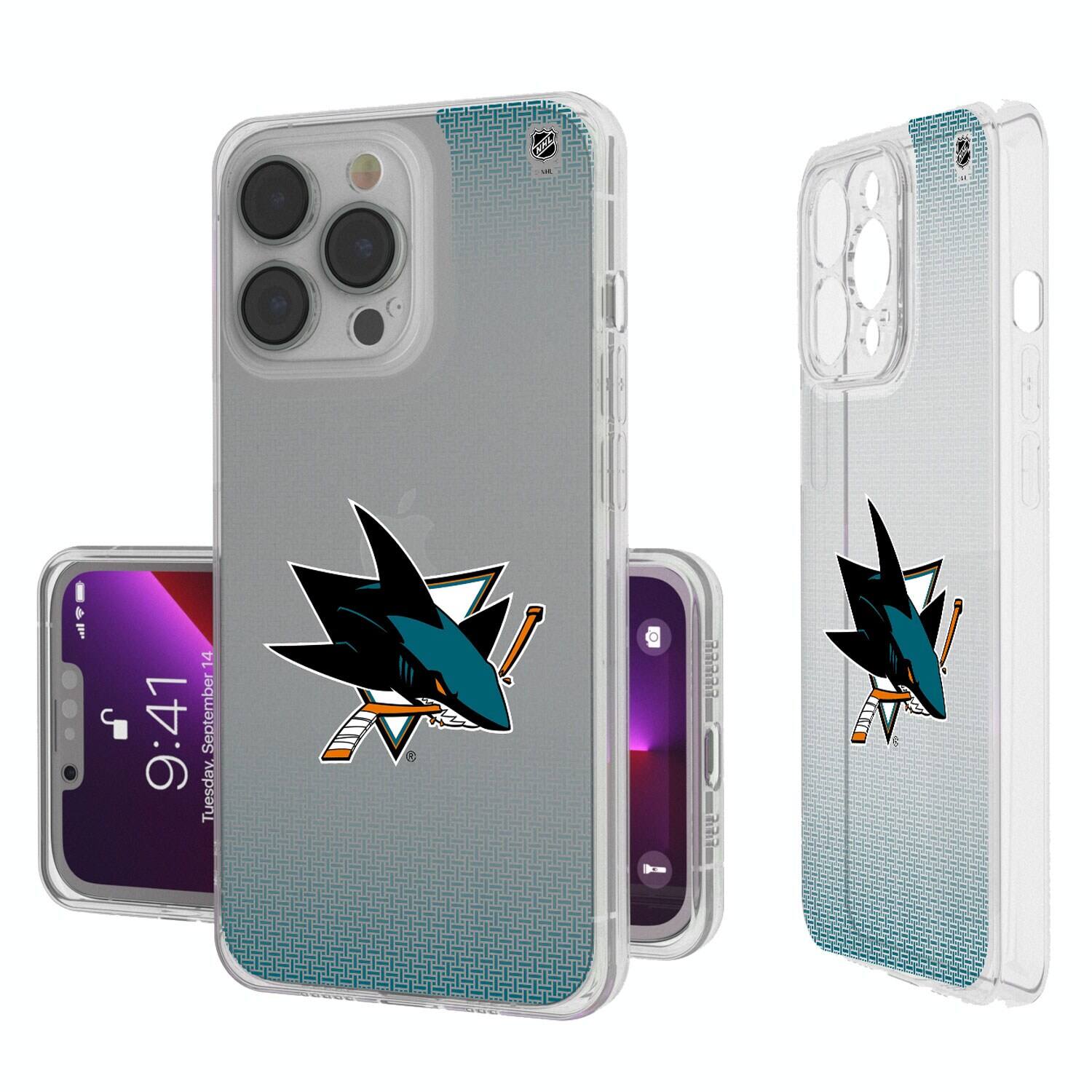 Keyscaper - NHL - San Jose Sharks Linen Logo iPhone Clear Case - 14 Pro - Multicolor price history on PriceWatchPro