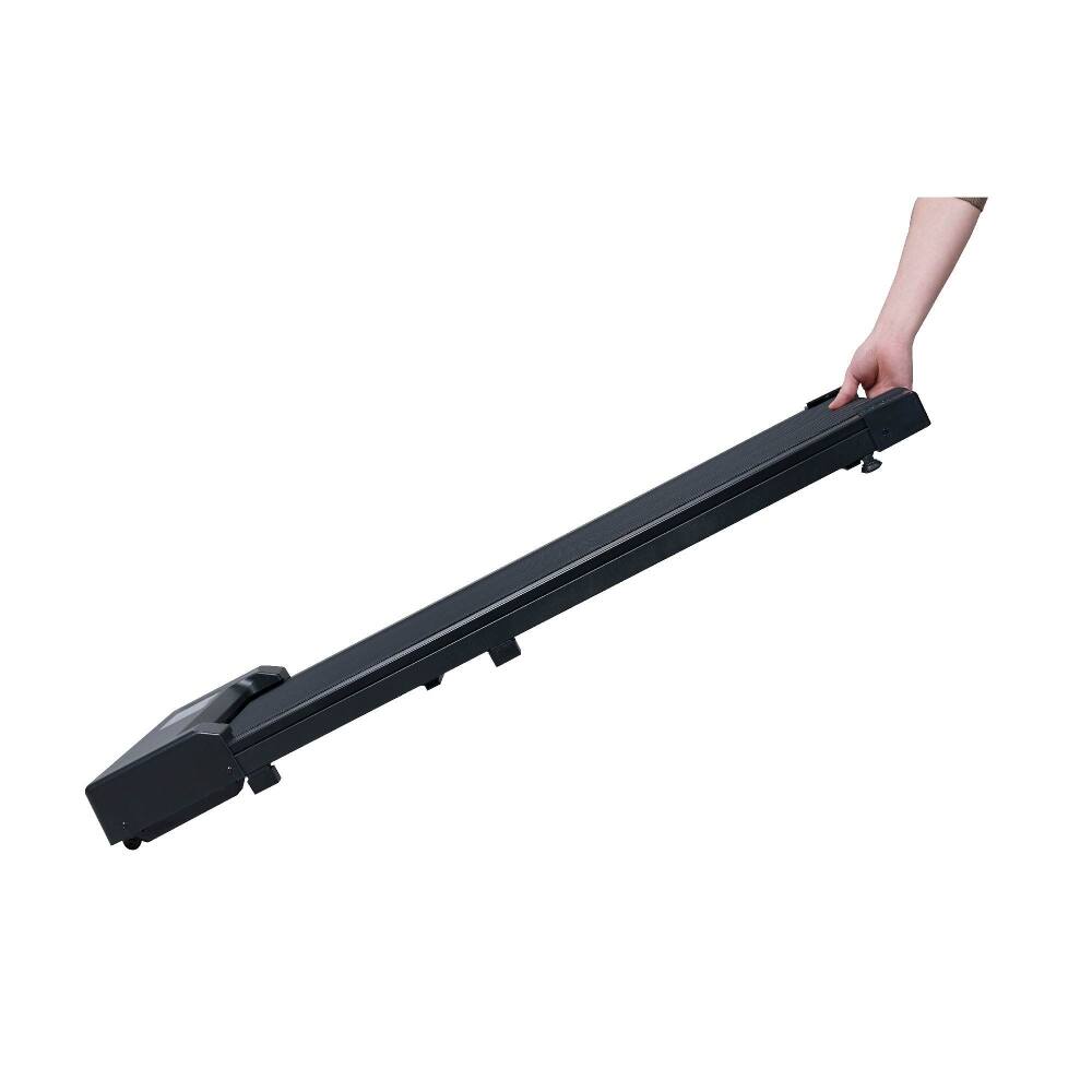 Alt View 9. Loheer - Loheer 2.5HP Under Desk Treadmill Portable Walking Pad for Home Office Compact Running Machine - Black.