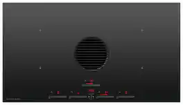 Fisher & Paykel - 36" Downdraft Induction Cooktop Duct Out - Black