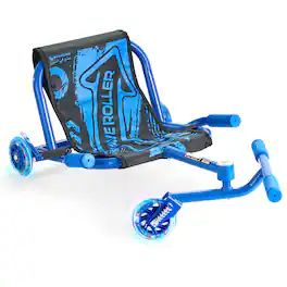 VEVOR - Ride on Scooter, Load Capacity of 198 lbs, Swing Side-to-Side for Amazing Ride Powered by Zig-Zag Motion - Blue