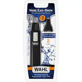 Wahl - Battery Nose Ear and Eyebrow Wet Dry Trimmer - Personal Grooming Tool - 5567-2701-MI