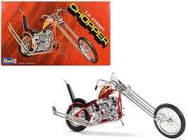 Level 5 Model Kit LA Street Chopper Motorcycle 1/8 Scale Model by Revell - Multicolor