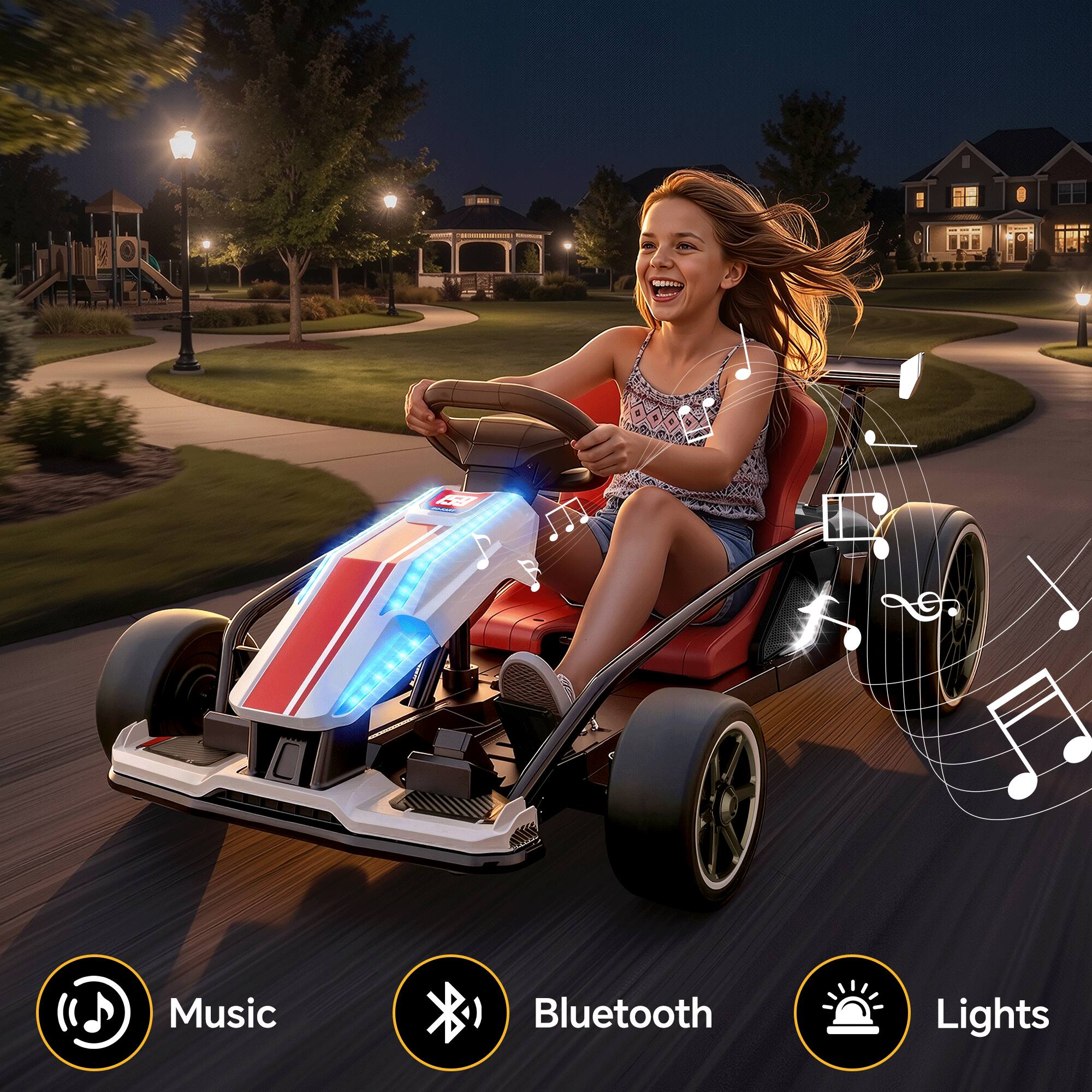 159
Music
Bluetooth
Lights
