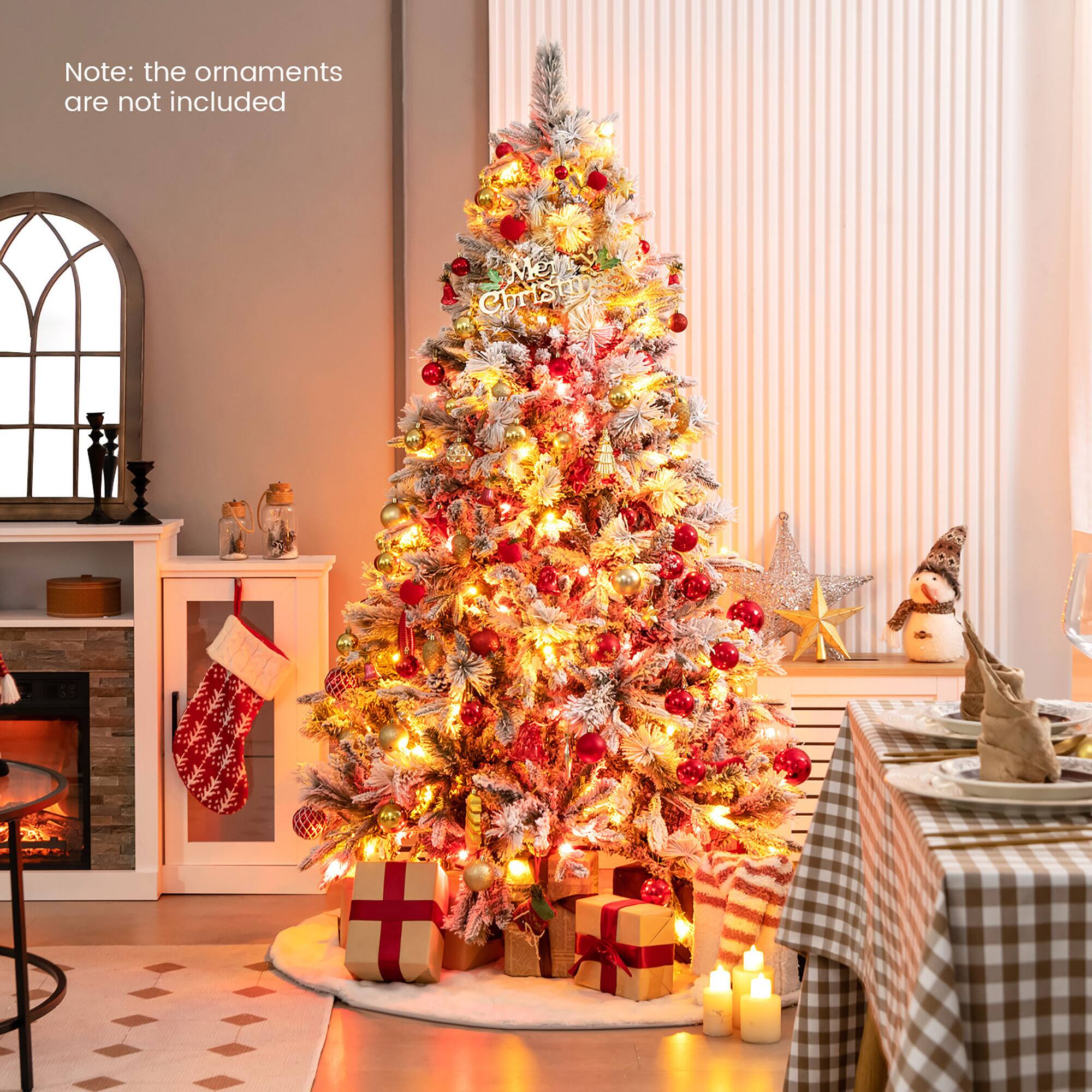 Note: the ornaments are not included

Merry Christmas