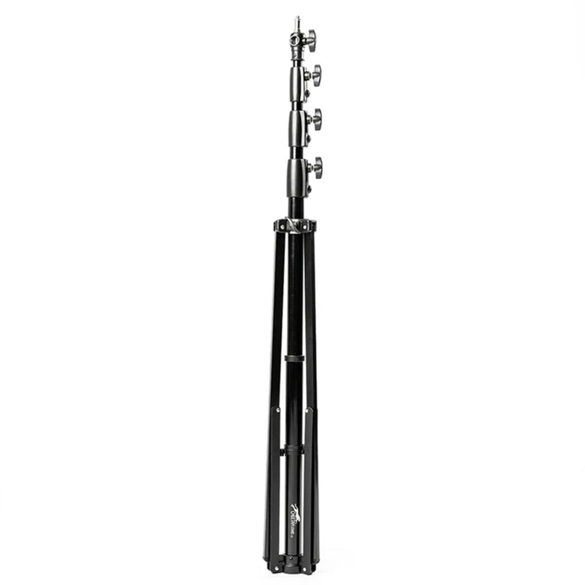 Alt View 1. CheetahStand - CheetahStand C12 Heavy Duty Auto Light Stand, 44" to 141" Height - Support up to 25 lbs., Black.