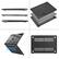 Alt View 1. mosiso - Case for MacBook Air 13 inch A2337 M1 A2179 A1932 with Touch ID 2018-2022 - Smoke Black.