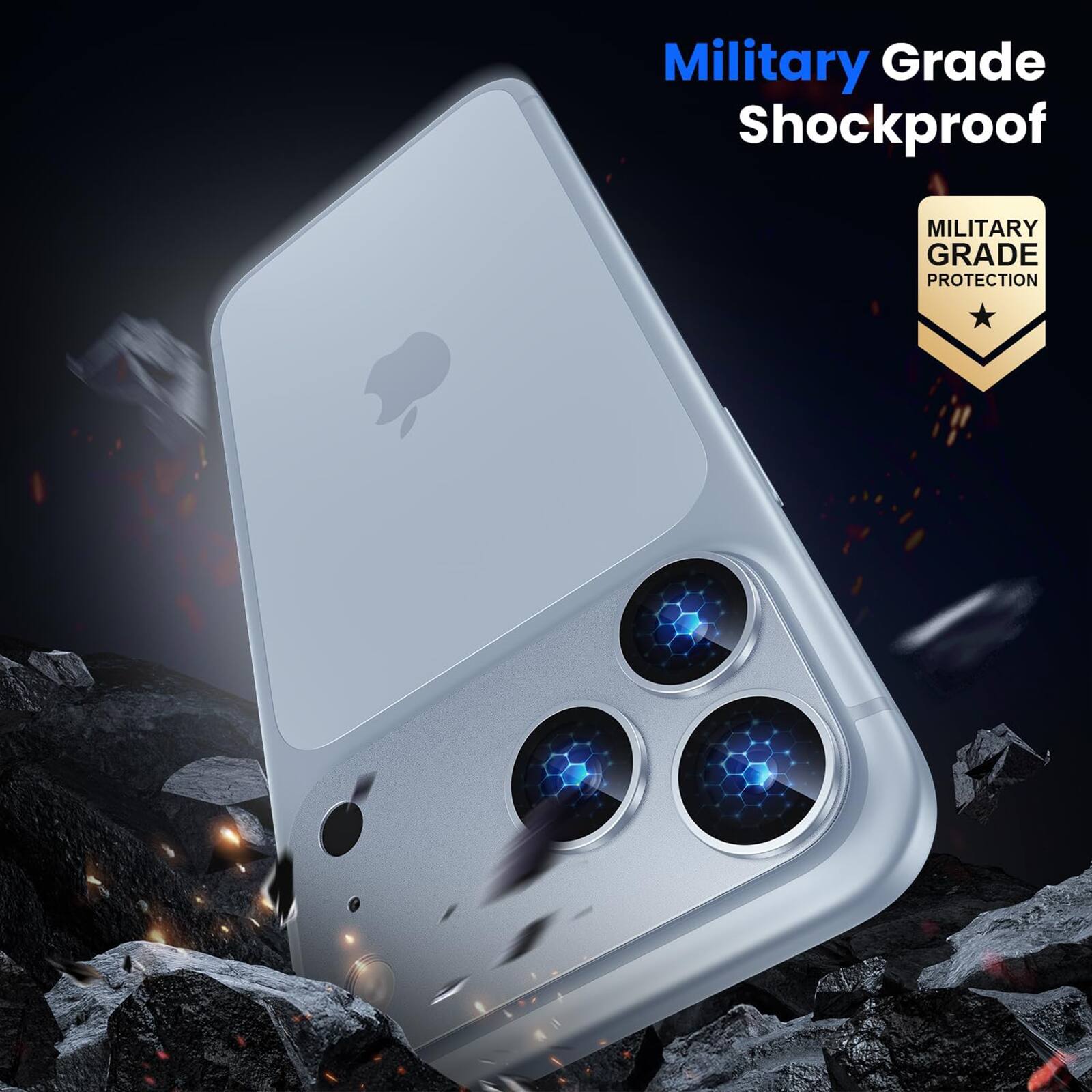 Military Grade Shockproof  
MILITARY GRADE PROTECTION