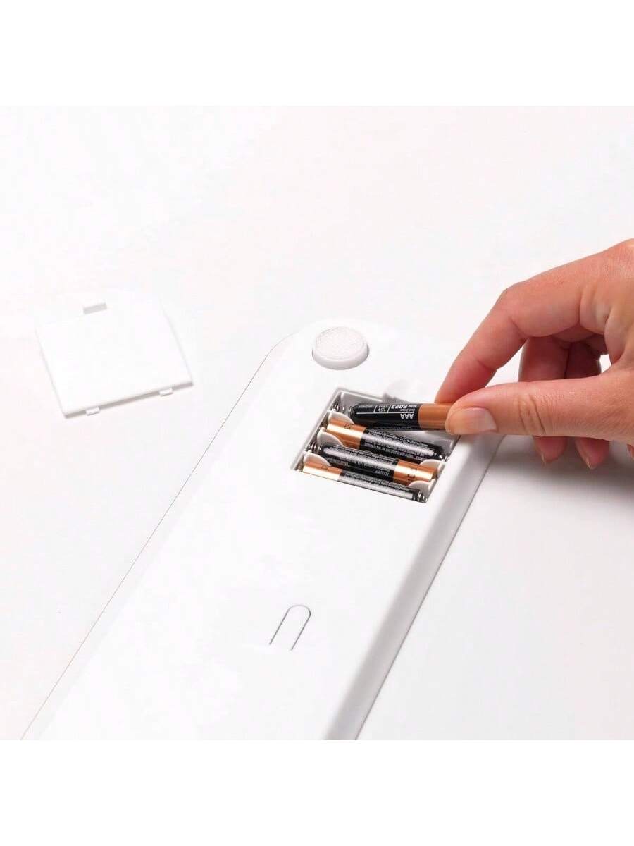 Alt View 2. The Best Inks - Renew Digital Bathroom Weighing Scales White - Powered Personal Body Weight Scales with Backlit Display Glass - White.