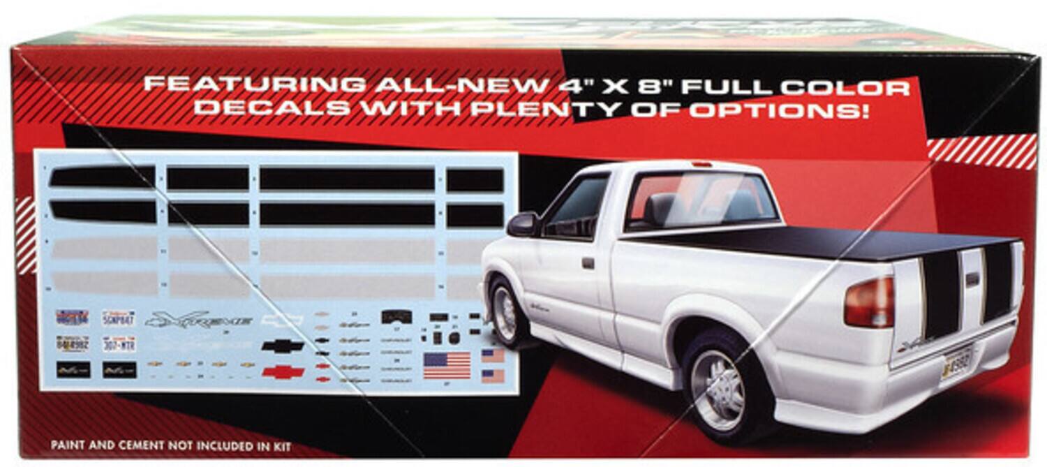 FEATURING ALL-NEW 4" X 8" FULL COLOR DECALS WITH PLENTY OF OPTIONS!  
PAINT AND CEMENT NOT INCLUDED IN KIT