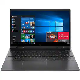HP - Refurbished Excellent - ENVY x360 15-ee0003ca 15.6" FHD IPS AMD Ryzen 7 4700U 2.0 GHz up to 4.2 GHz 8GB 1TB SSD Windows 11 Home Laptop with Pen - Black