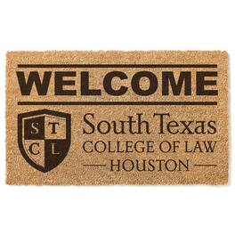 Jardine - South Texas College of Law 18" x 30" Welcome Doormat - Brown