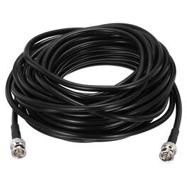 Unique Bargains - 6G-SDI BNC M/M 75 Ohm RG59 Coaxial Video Jumper Cable for Camera Surveillance, Supports HD-SDI/3G/6G-SDI/4K/8K - Black