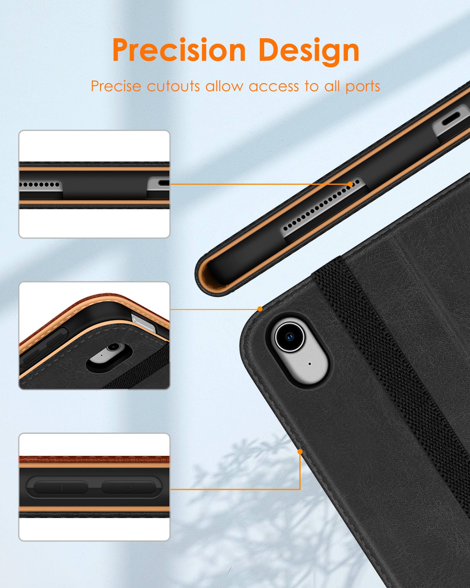 Precision Design  
Precise cutouts allow access to all ports