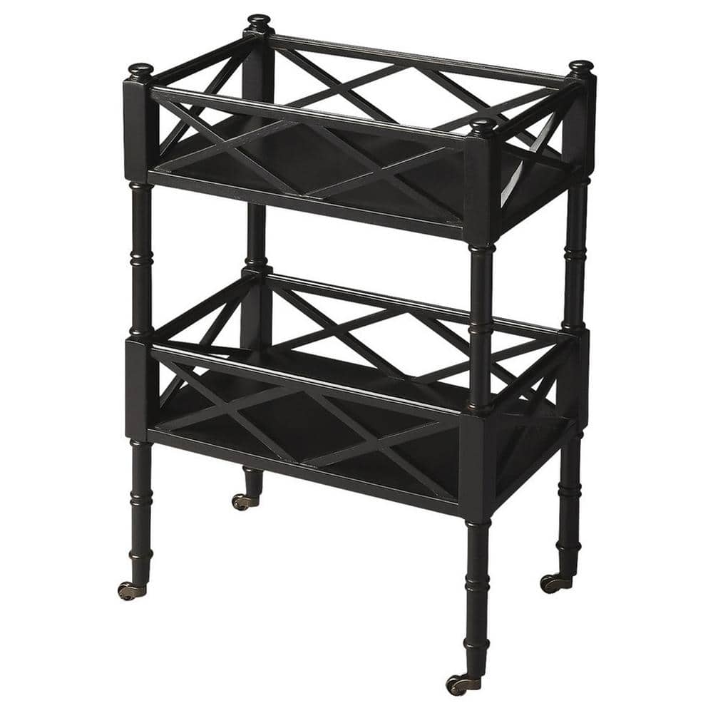 Butler Specialty - Foster 2 Tier Bar Cart - Black price history on PriceWatchPro