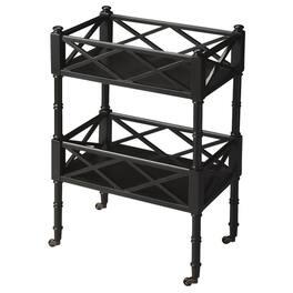 Butler Specialty - Foster 2 Tier Bar Cart - Black