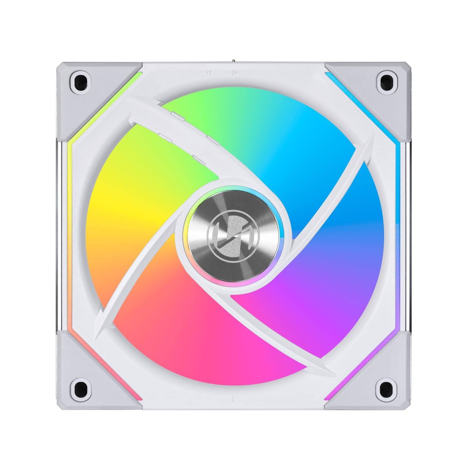 Alt View 1. Lian Li - UNI FAN SL INFINITY 120 RGB WHITE 3 PCS PACK, UF-SLIN120-3W (L Connect 3.0 Controller included) - White.