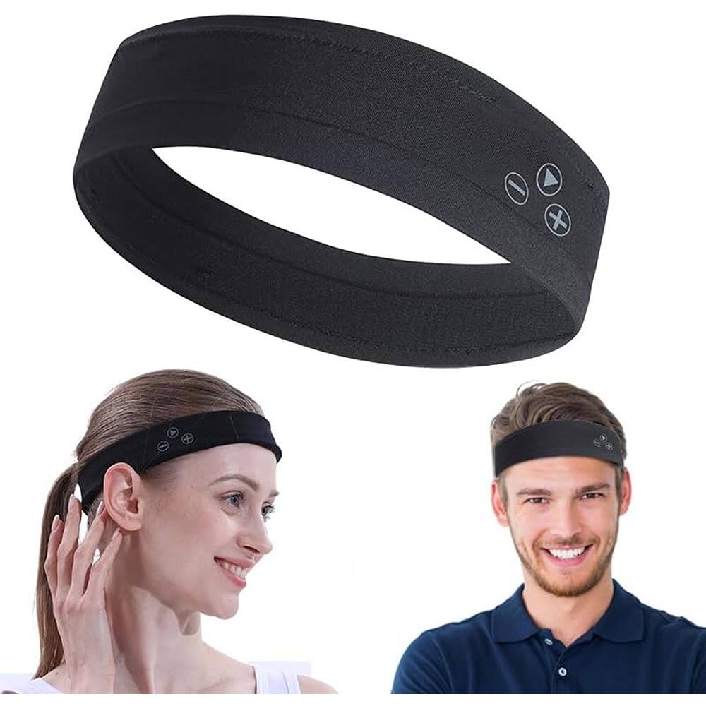 MOSZAR LLC - Bluetooth Sports Headband IPX5 Waterproof with Wireless Sleep Earphones