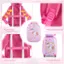 The text on the image reads: "Comfortable Shoulder Straps Adjustable Buckles Elastic Band Lovely Pattern."