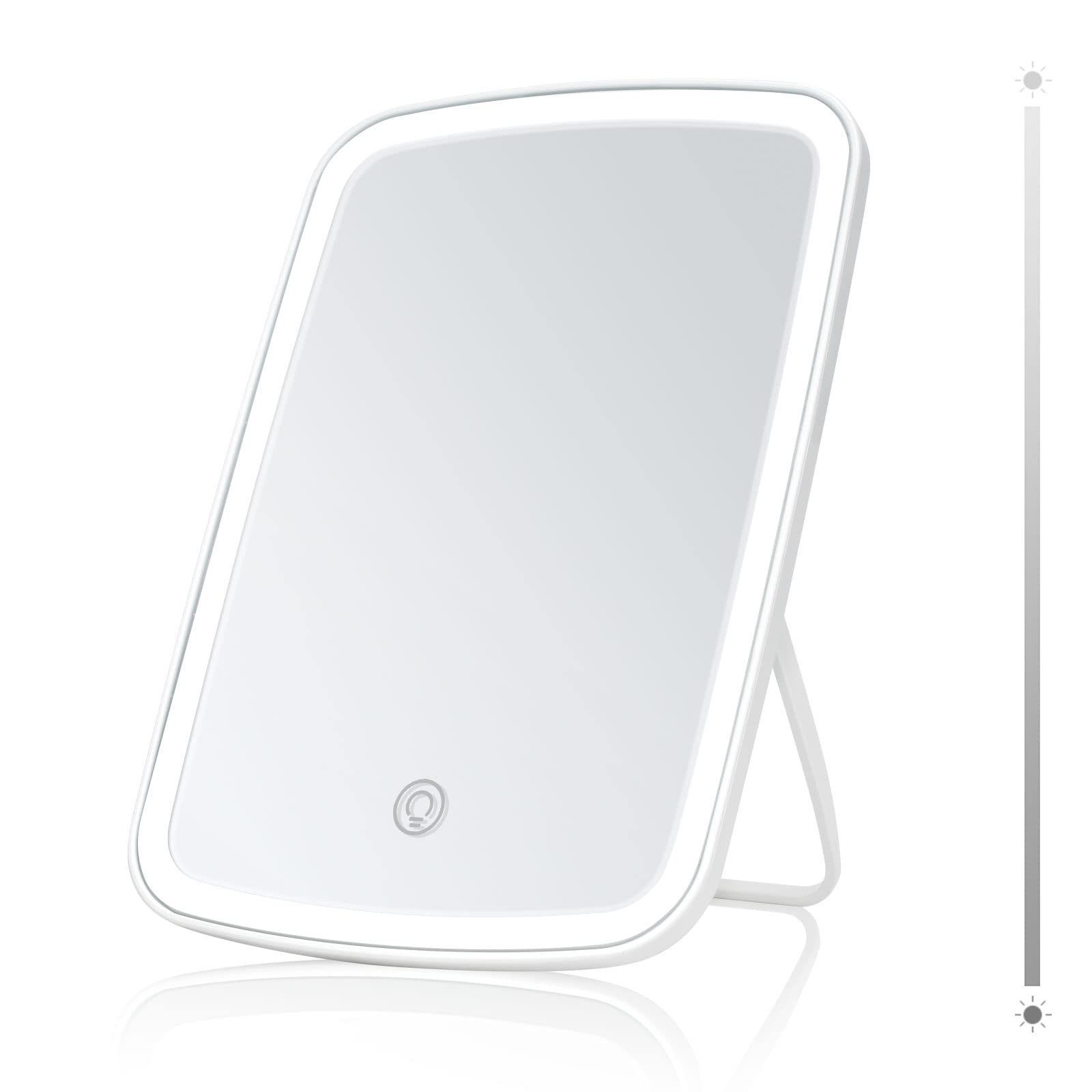 Pacoar Cade - Lighted Makeup Mirror With Lights Make Up Touch Screen And Brightness Light Mirror Port - Default