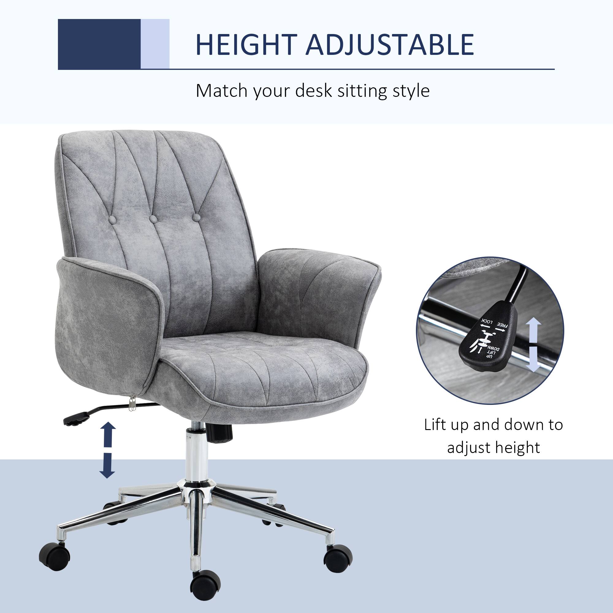 HEIGHT ADJUSTABLE  
Match your desk sitting style  

Lift up and down to adjust height