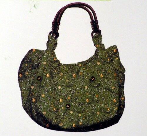 Alt View 1. John Deere - John Deere Hobo Tote - Kit Includes Fabric, Handles & Instructions to Make your Own Tote Purse - Multi.