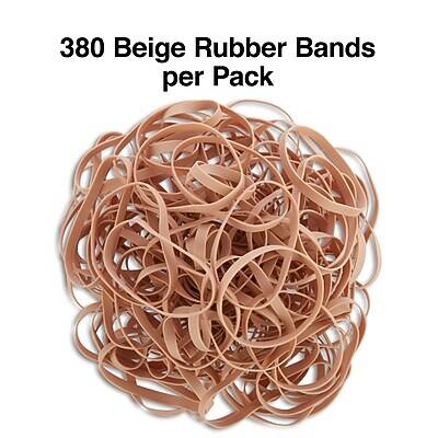 380 Beige Rubber Bands per Pack