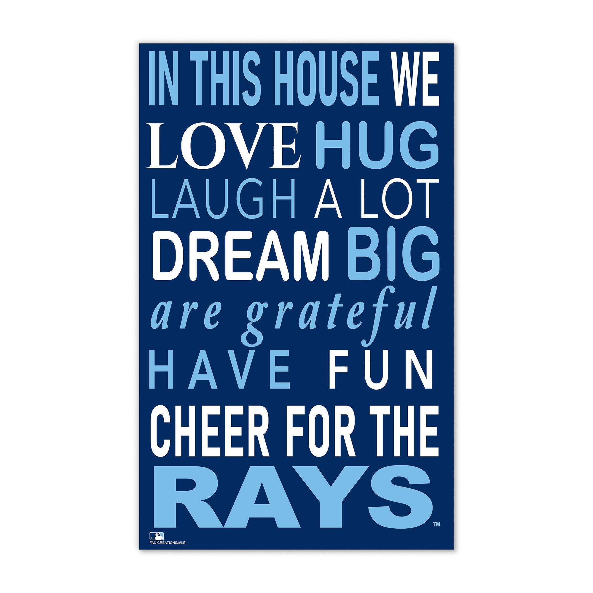 Tampa Bay Rays 11" x 19" Briteline In This House Sign