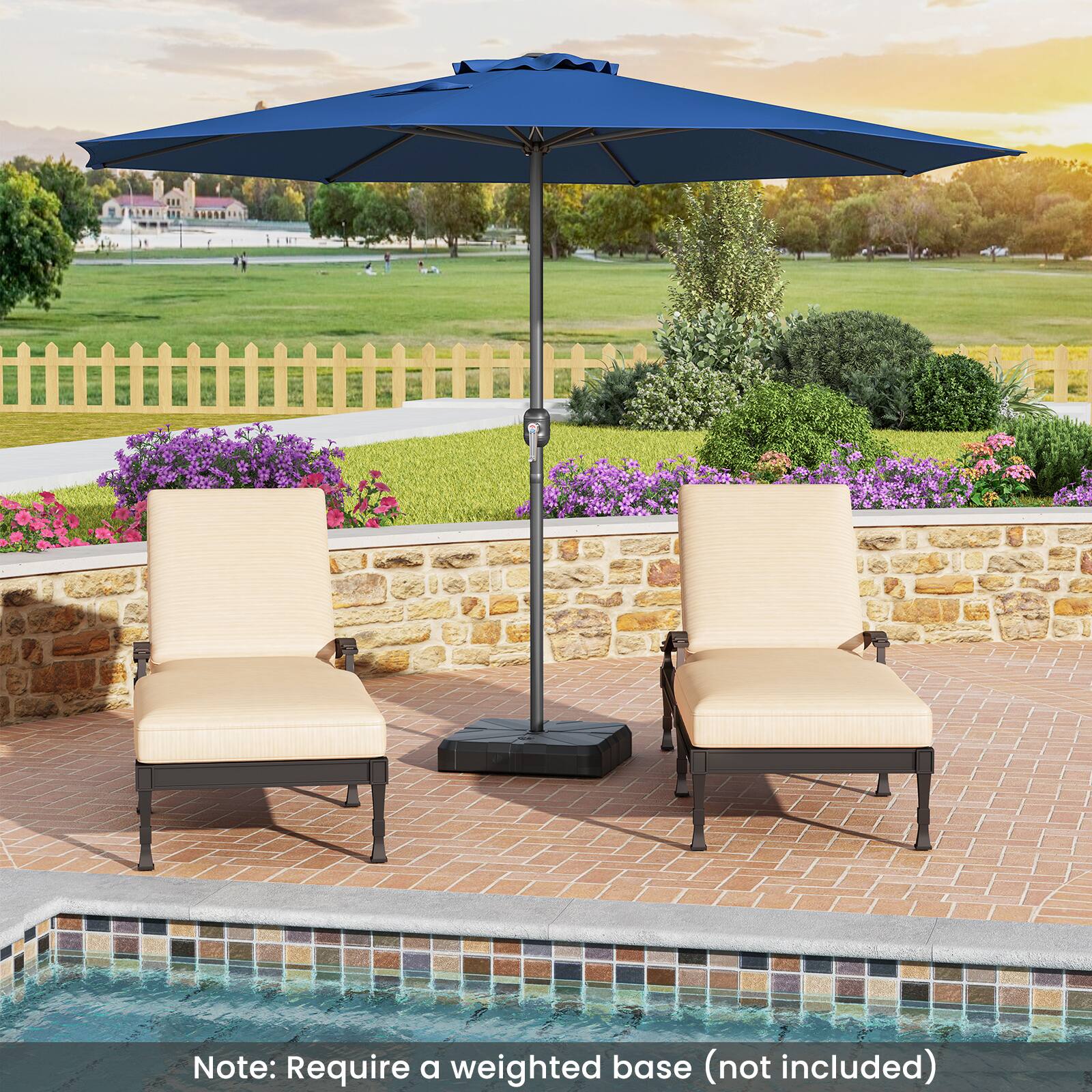 Note: Require a weighted base (not included)