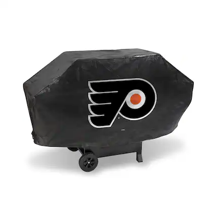 Front. Rico Industries - Philadelphia Flyers NHL DELUXE Heavy Duty BBQ Barbeque Grill Cover - Multi.