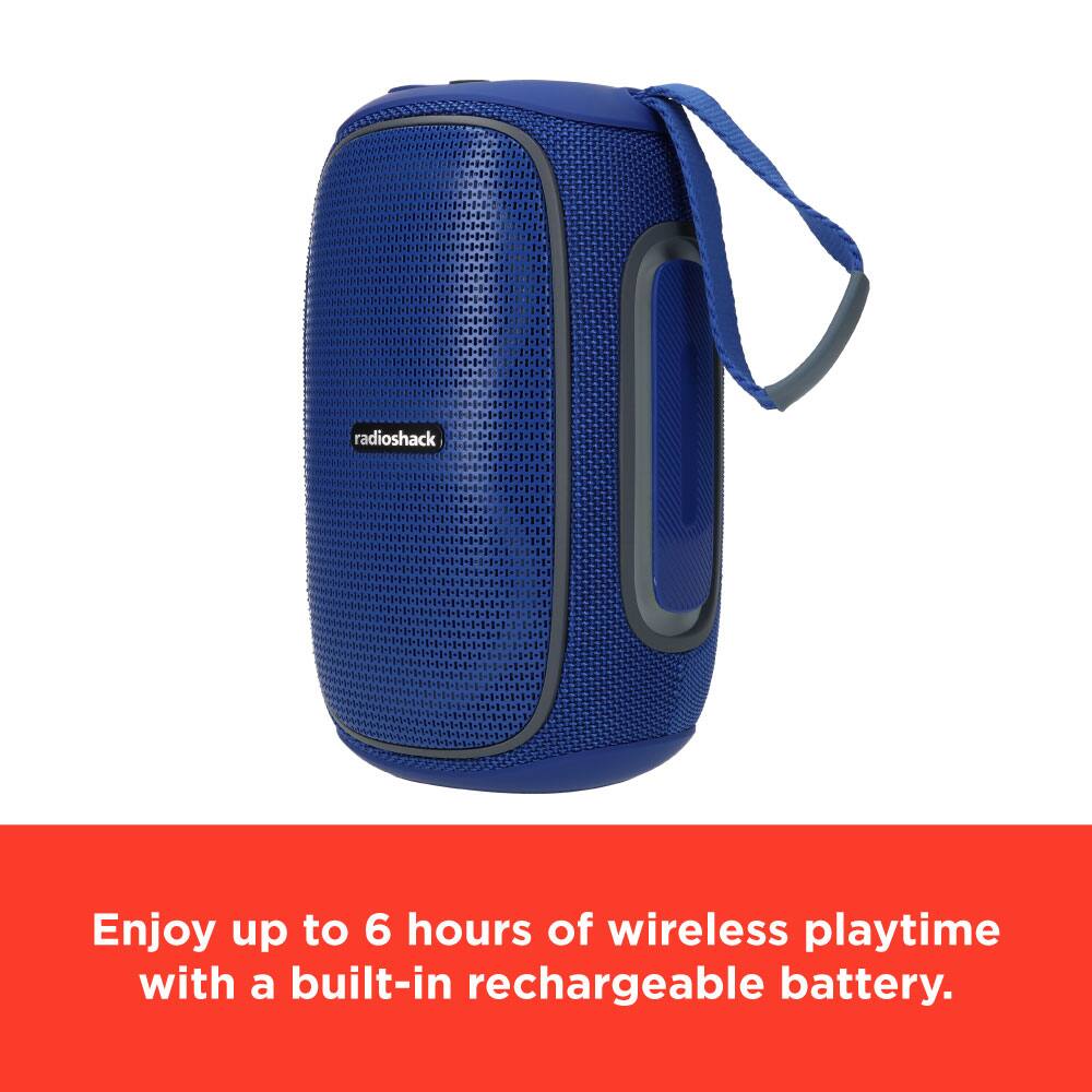 Enjoy up to 6 hours of wireless playtime with a built-in rechargeable battery.