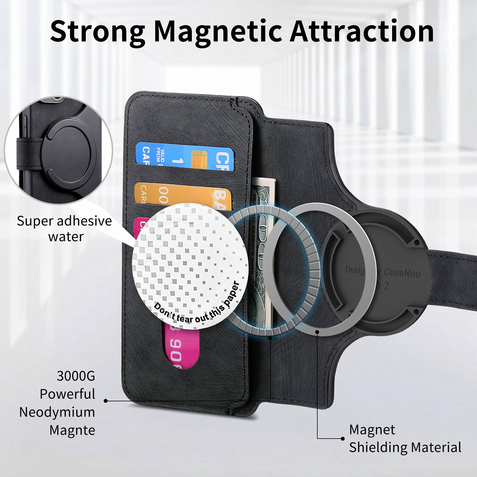 Strong Magnetic Attraction  
Super adhesive water  
3000G Powerful Neodymium Magnet  
CAF FROM VALID 1 C CARI 00 B C  
Don't tear out this paper  
Design CaseNeo -2  
Magnet Shielding Material