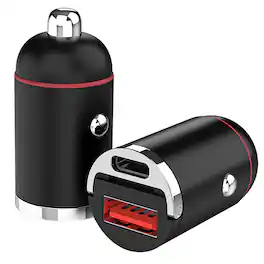 Stock Preferred - 2Pcs Dual Port 100W USB Type-C Car Charger - Black