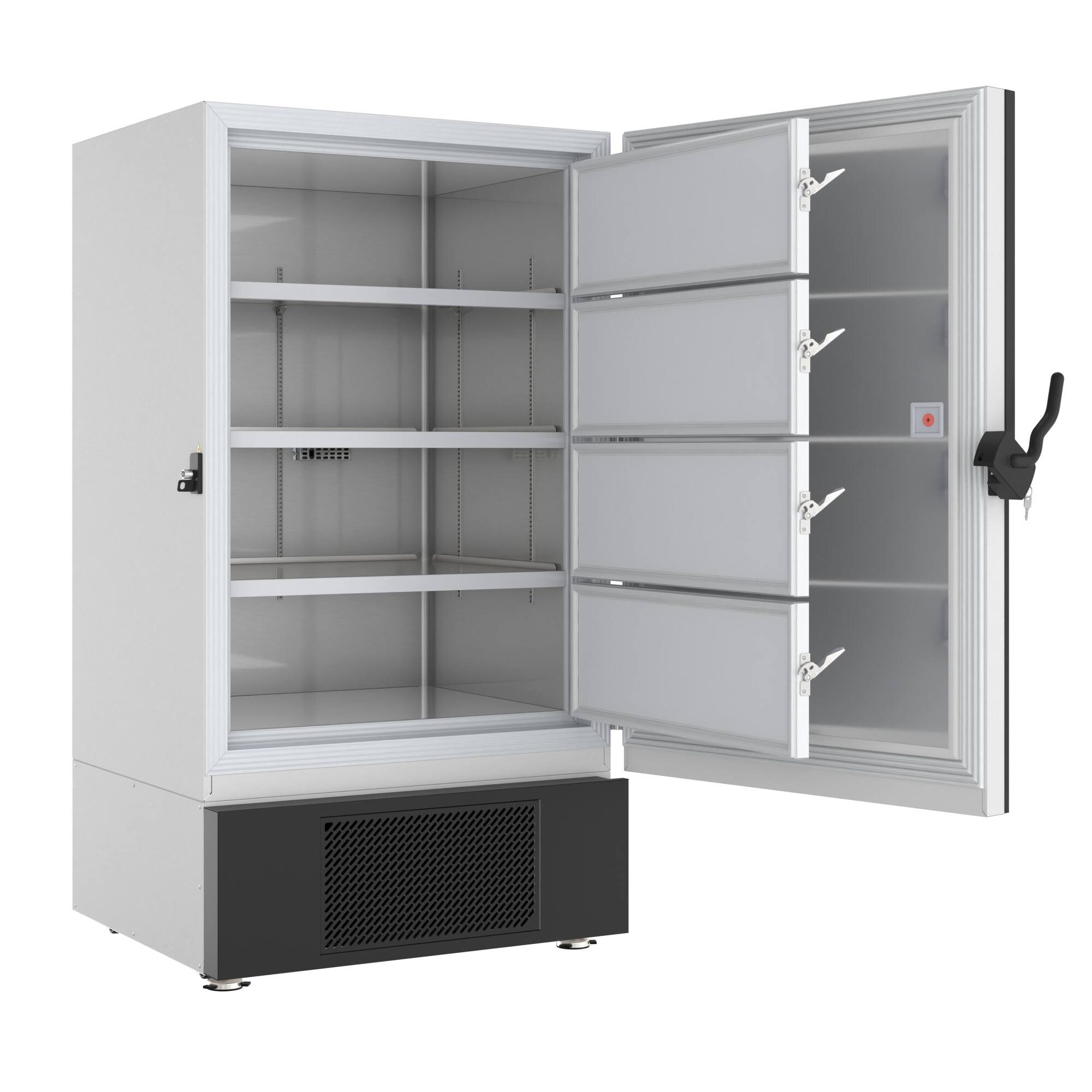 Alt View 5. Koolmore - 30 cu. ft. -86 C Ultra-Low Temp Lab Medical Freezer with Lock and Touch Screen, UL Listed in White (KM-PHF-30CUL) - White and Black.