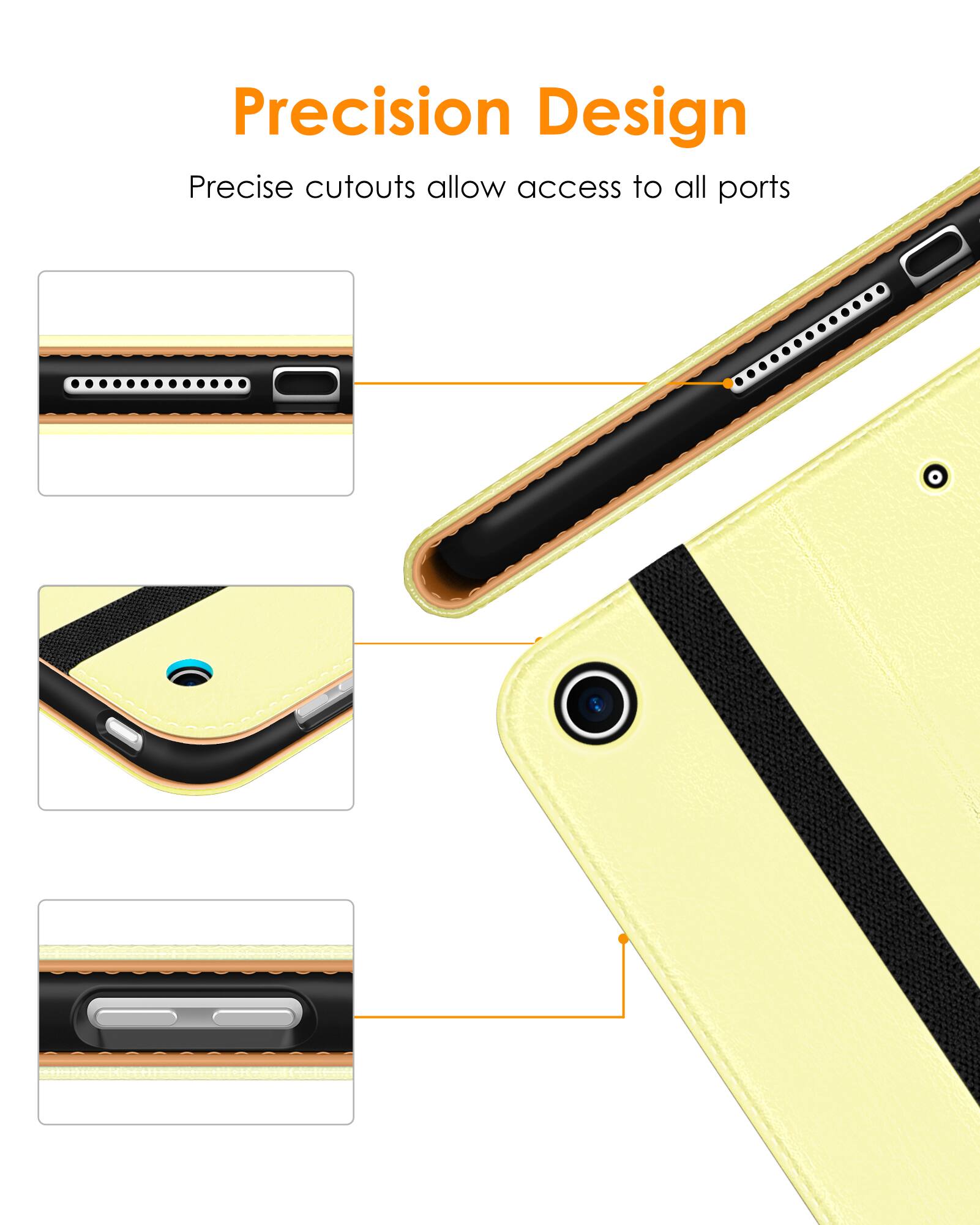 Precision Design  
Precise cutouts allow access to all ports