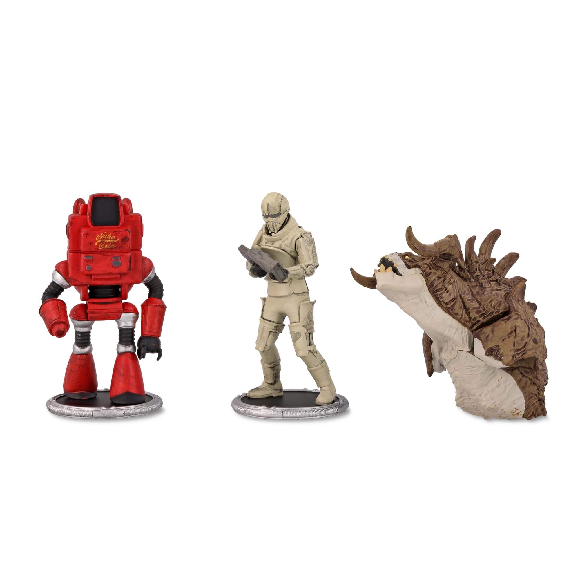 Toynk - Fallout Nukatron and Synth Mini Figure Set (Build-a-Figure Deathclaw) - Red