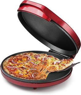 Betty Crocker - BC4958 12-Inch Pizza Maker - Red