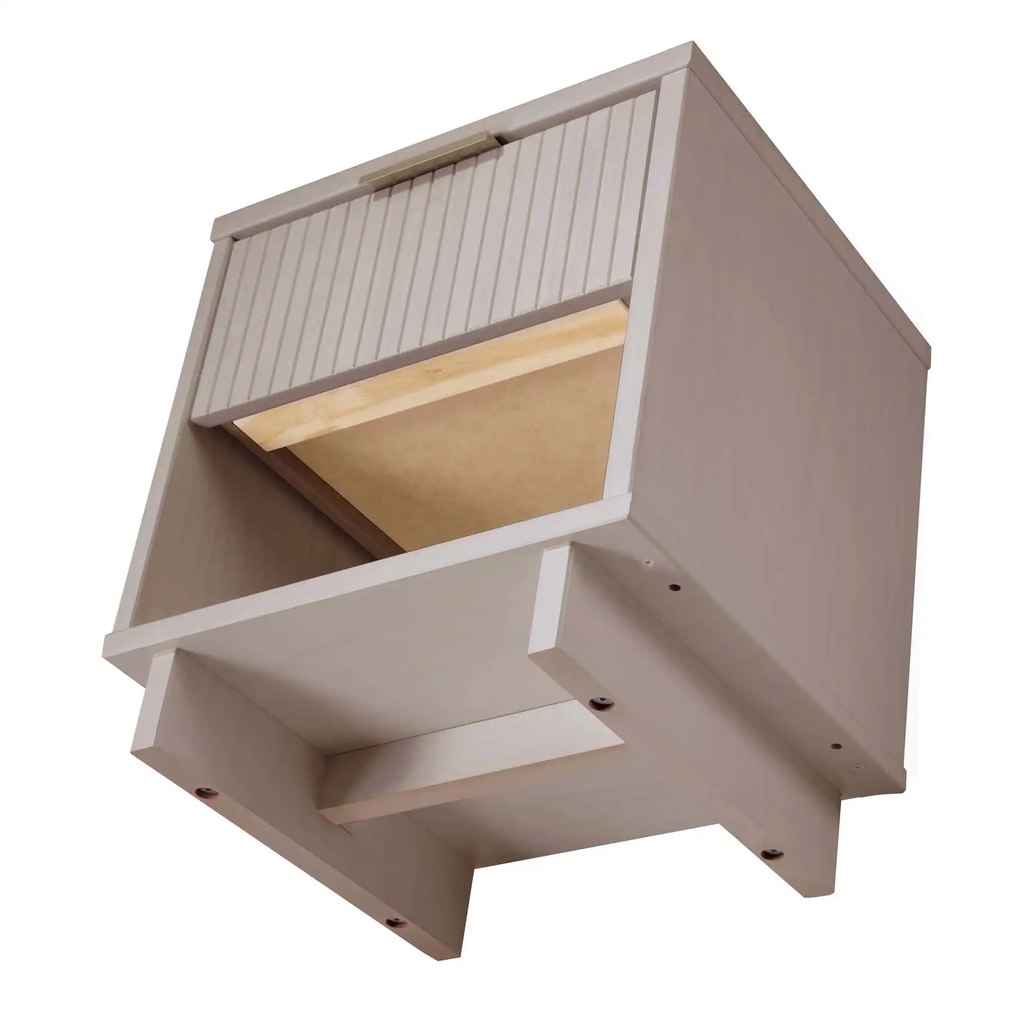 Alt View 5. Manhattan Comfort - Granville Modern 18" Nightstand - Light Gray.