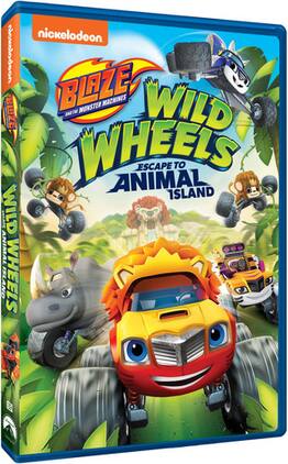 Blaze and the Monster Machines: Wild Wheels Escape to Animal Island - DVD