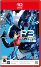 2 NINTENDO SWITCH R3 PERSONA3 RELOAD E.S. EXECUTE SECTOR MATURE 17+ JEUNES ADULTES 17+ M ESRB ATLUS 30 GB Full game download via internet required. See back. GAME-KEY CARD Tlchargement du jeu complet (30 Go) via Internet ncessaire. Voir au verso. CARTE CL DE JEU support.nintendo.com/switch2/gamekeycar