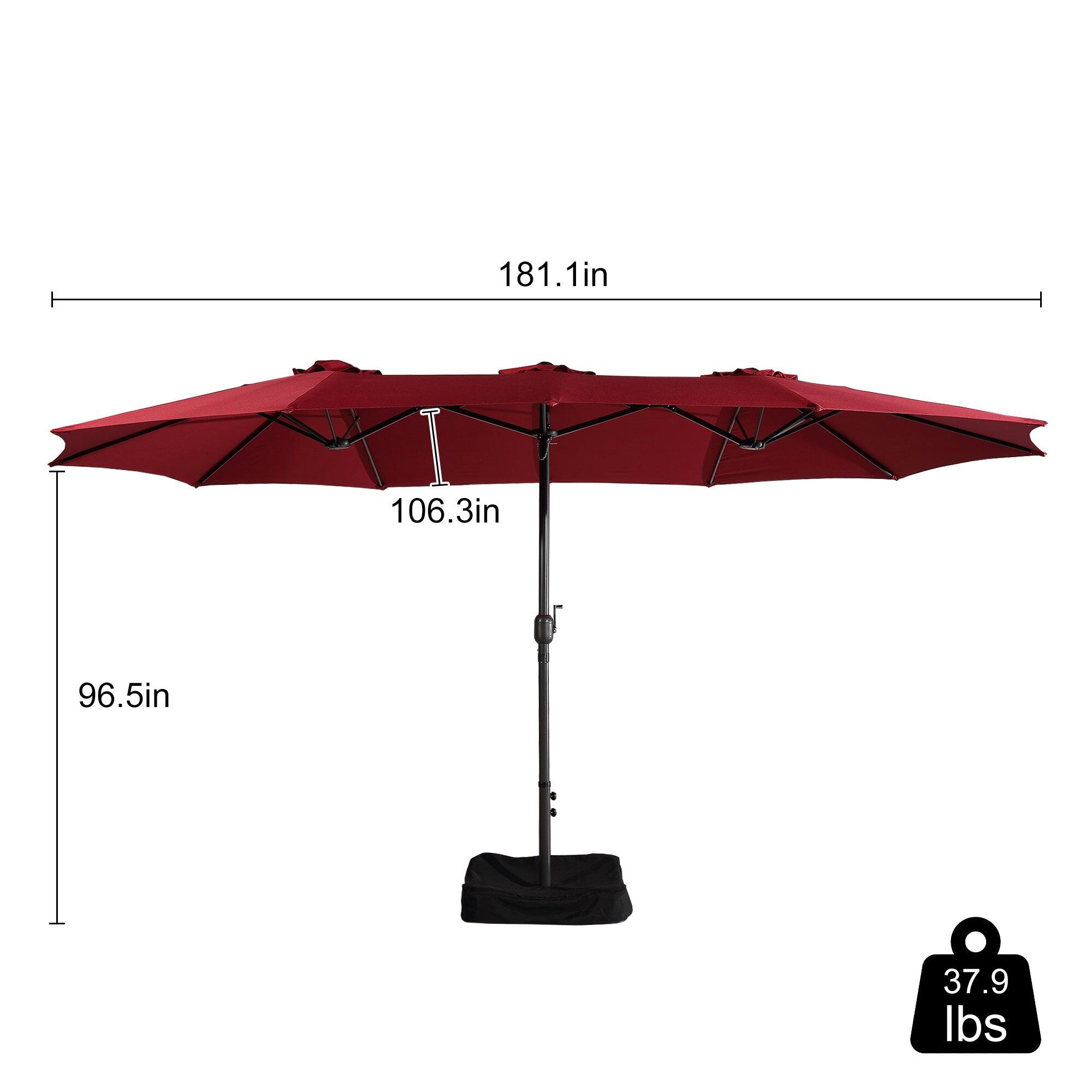 181.1 in  
106.3 in  
96.5 in  
37.9 lbs