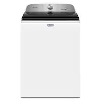 Maytag - 4.7 Cu. Ft. High Efficiency Top Load Washer with Pet Pro System - Open Box - Good - White - Front_Zoom