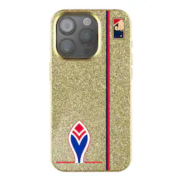 Keyscaper - MLB - Atlanta Braves 1972-1975 Logo iPhone Bling Case - 15 - Gold