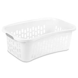 Sterilite - HipHold Laundry Basket, 1.5 Bushel Plastic Hamper, 24 Pack - White