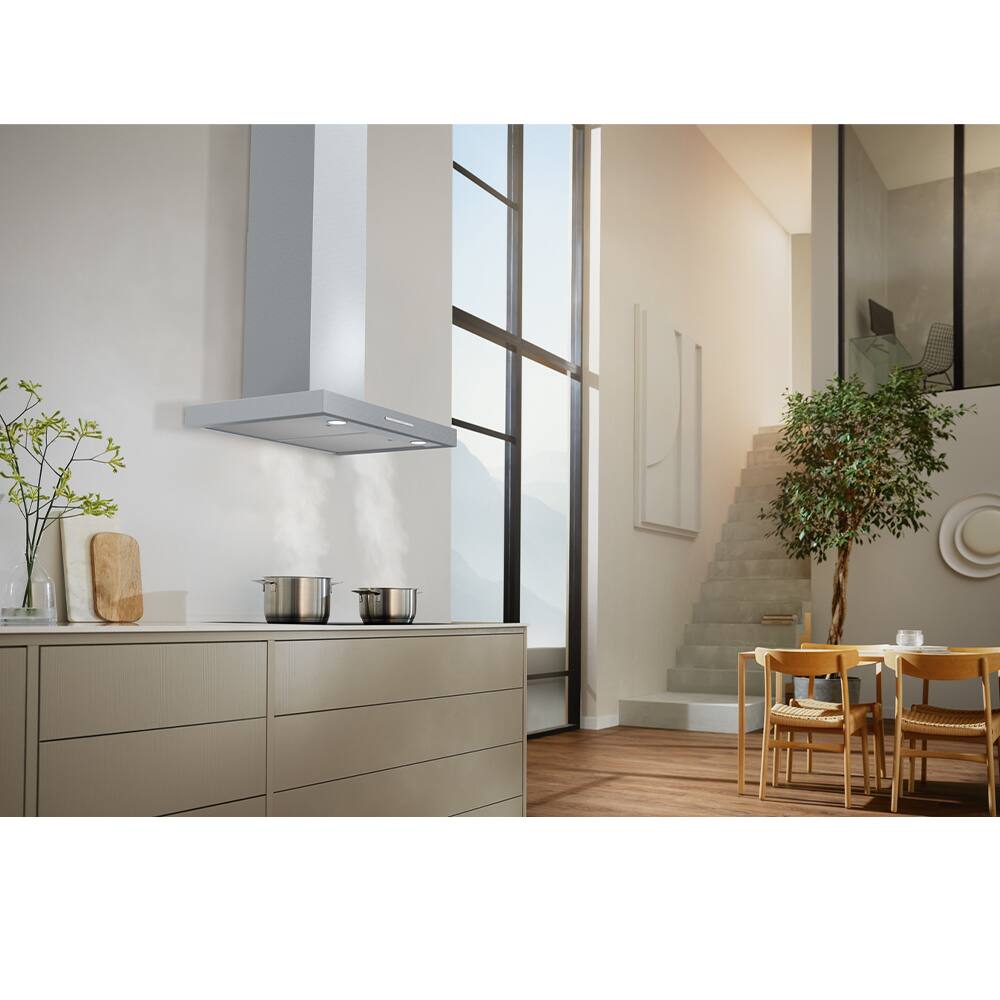 Alt View 2. Miele - DAP 1727 30"Wall Hood - Stainless.
